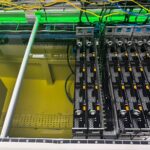 Liquid-cooled data storage